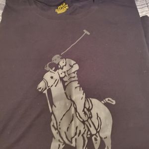 Men's Short Sleeve Big Pony Polo Tee Shirt